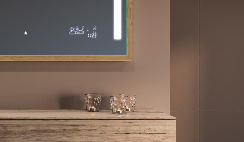 Lustro w czarnej ramie loft do nowoczesnych i minimalistycznych łazienek | ARTFORMA