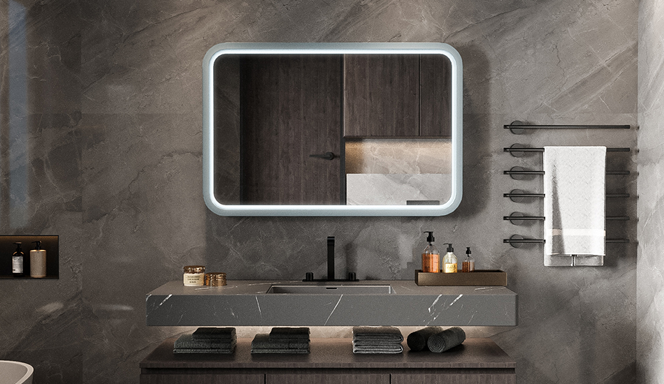 Lustro w ramie z MDF