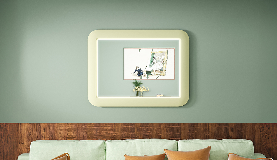 Lustro w ramie z MDF