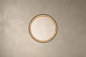 Lustra w ramie drewnianej