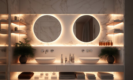 Lustro w nowoczesnej łazience – jak wprowadzić elegancję do wnętrza?