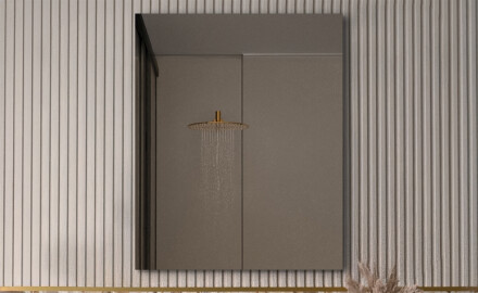 Prostokątne lustra bez podświetlenia