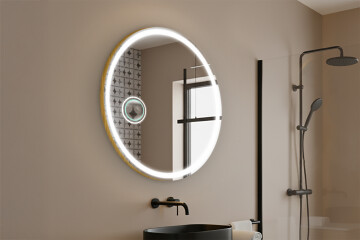 Lustra w ramie dekoracyjnej