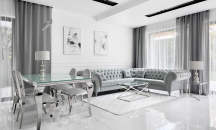 Salon w stylu glamour – luksus i elegancja w salonie