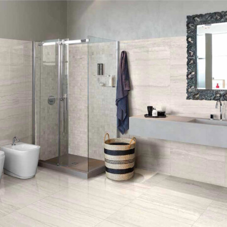 Gres na podłogę 60x120 cm biały mat A4H1057 Memento Travertino Bianco Mat #7