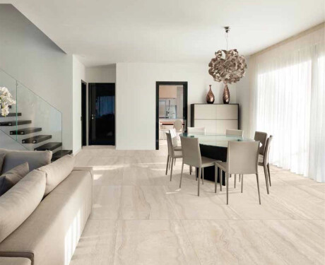 Gres na podłogę 60x120 cm beżowy mat A4H1063 Memento Travertino Ambra Mat