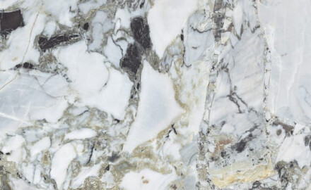 Gres wielkoformatowy 120x280 marmur biały ze złotymi żyłami mat A4H1116 Bellezza Bianca