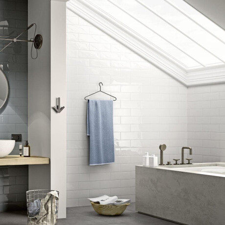Płytka ceramiczna na ścianę 10x30 biała połysk płaska A4H17 Blanco Brillo #2