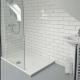 Płytka ceramiczna na ścianę 10x30 biała połysk płaska A4H17 Blanco Brillo #3