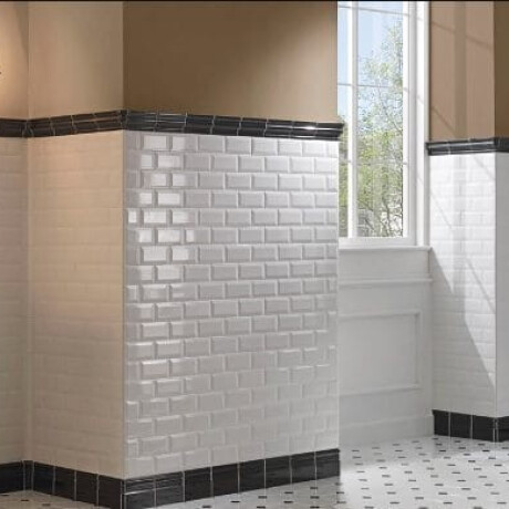 Płytka ceramiczna fazowana na ścianę 10x20 biała połysk fazowana A4H22 Blanco Brillo #1