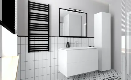 Płytka ceramiczna na ścianę 10x20 biała matowa płaska A4H23 Blanco Mate
