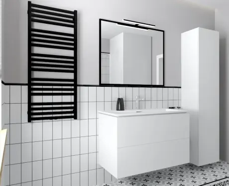 Płytka ceramiczna na ścianę 10x20 biała matowa płaska A4H23 Blanco Mate