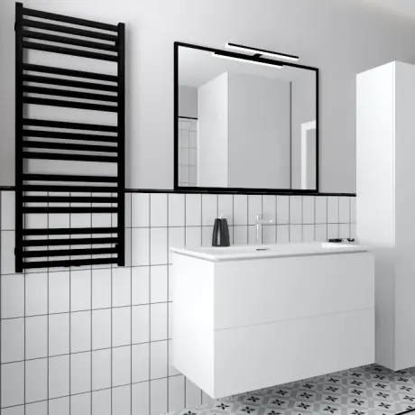 Płytka ceramiczna na ścianę 10x20 biała matowa płaska A4H23 Blanco Mate #1