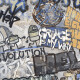 Gres szkliwiony na podłogę 120x280 cm szary matowy rektyfikowany A4H248 City Graffiti Grey #2