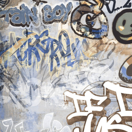 Gres szkliwiony na podłogę 120x280 cm szary matowy rektyfikowany A4H248 City Graffiti Grey #3