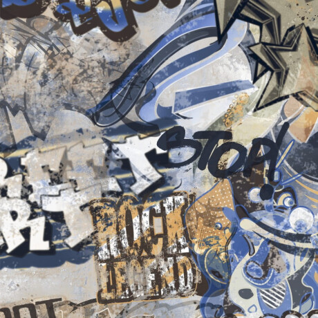 Gres szkliwiony na podłogę 120x280 cm szary matowy rektyfikowany A4H248 City Graffiti Grey #6