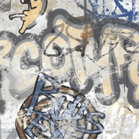 Gres szkliwiony na podłogę 120x280 cm szary matowy rektyfikowany A4H248 City Graffiti Grey #7
