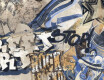 Gres szkliwiony na podłogę wielkoformatowy 120x280 cm beżowy matowy rektyfikowany A4H255 City Graffiti Beige