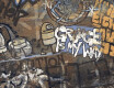 Gres szkliwiony na podłogę wielkoformatowy 120x280 cm matowy rektyfikowany A4H262 City Graffiti Multicolor