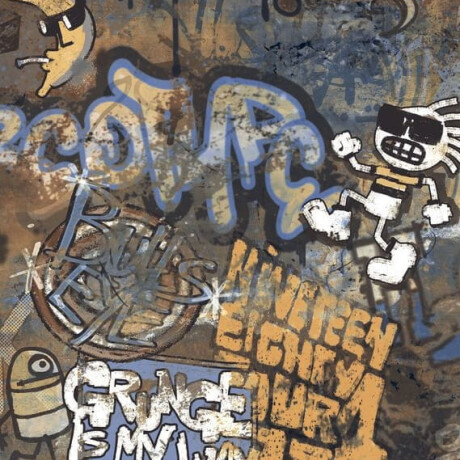Gres szkliwiony na podłogę wielkoformatowy 120x280 cm matowy rektyfikowany A4H262 City Graffiti Multicolor #5