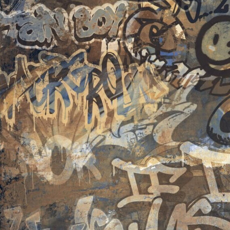 Gres szkliwiony na podłogę wielkoformatowy 120x280 cm matowy rektyfikowany A4H262 City Graffiti Multicolor #7