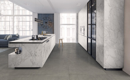 Gres szkliwiony na podłogę 60x120cm szary beton matowy rektyfikowany A4H322 Massive Davy