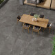 Gres kamienny z żyłą na podłogę 100x100 matowy, ciemny szary A4H507 Volterra Stone #2
