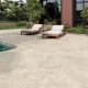 Gres kamienny z żyłą na podłogę 100x100 matowy, szaro beżowy taupe A4H508 Volterra Bone #2