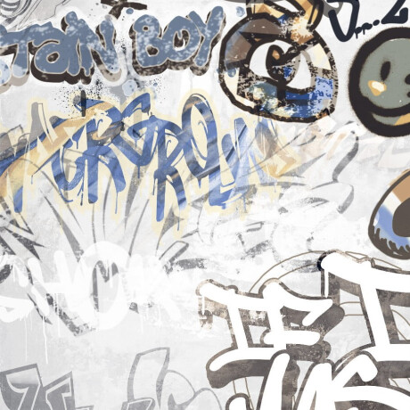 Gres szkliwiony na podłogę 120x280 cm szary matowy rektyfikowany A4H640 City Graffiti White #3