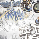 Gres szkliwiony na podłogę 120x280 cm szary matowy rektyfikowany A4H640 City Graffiti White #3