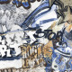 Gres szkliwiony na podłogę 120x280 cm szary matowy rektyfikowany A4H640 City Graffiti White #5