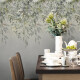 Gres na ścianę 60x120 cm szary w kwiatowe wzory mat A4H918 Flower #2
