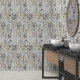 Gres na ścianę 60x120 cm szary w kwiatowe wzory mat A4H919 Glame #2