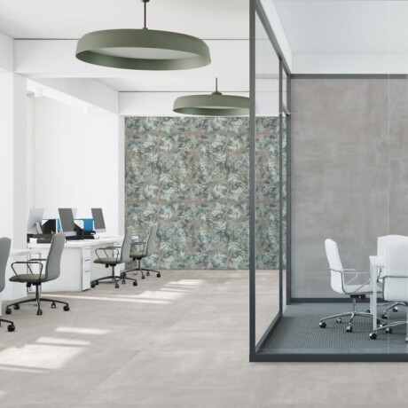 Gres na ścianę 60x120 cm beżowy w roślinne wzory mat A4H922 Kamu #2