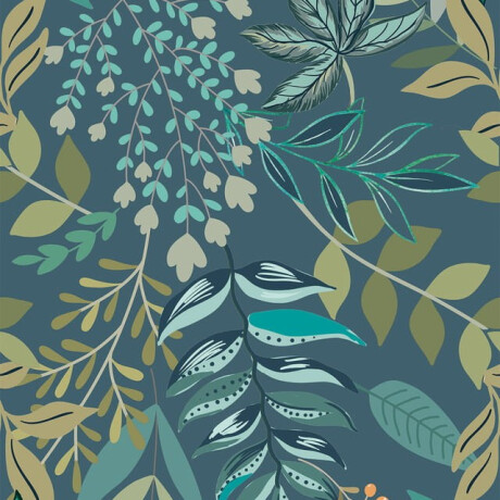 Gres na ścianę 60x120 cm niebieski w roślinne wzory mat A4H924 Majorele #4