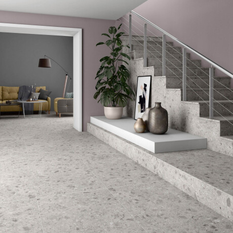 Gres Szkliwiony na podłogę 60x120 Grey szary matowy rektyfikowany A4H97 Lastryko #10