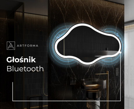 Lustro asymetryczne łazienkowe podświetlane LED C222 #5