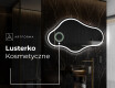 Lustro LED nieregularne z oświetleniem na ścianę C223 #4