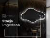 Lustro LED nieregularne z oświetleniem na ścianę C223 #6
