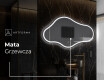 Lustro LED nieregularne z oświetleniem na ścianę C223 #8