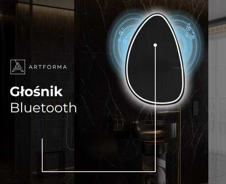 Lustro asymetryczne łazienkowe podświetlane LED B223 #6