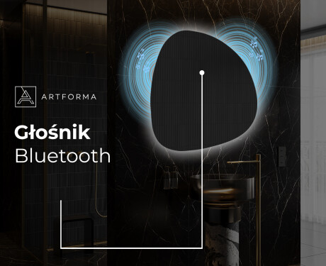 Lustro LED nieregularne z oświetleniem na ścianę EG221 #5