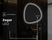 Lustro LED nieregularne z oświetleniem na ścianę EG221 #7
