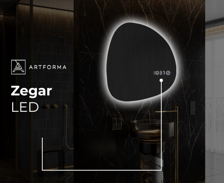 Lustro LED nieregularne z oświetleniem na ścianę EG221 #7