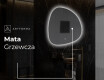 Lustro LED nieregularne z oświetleniem na ścianę EG221 #8