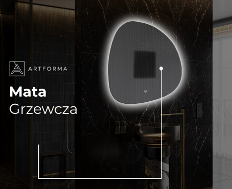 Lustro LED nieregularne z oświetleniem na ścianę EG221 #8