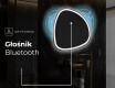 Lustro asymetryczne łazienkowe podświetlane LED EG222 #6