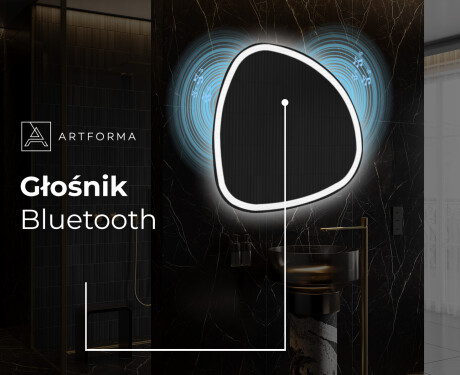 Lustro asymetryczne łazienkowe podświetlane LED EG222 #6