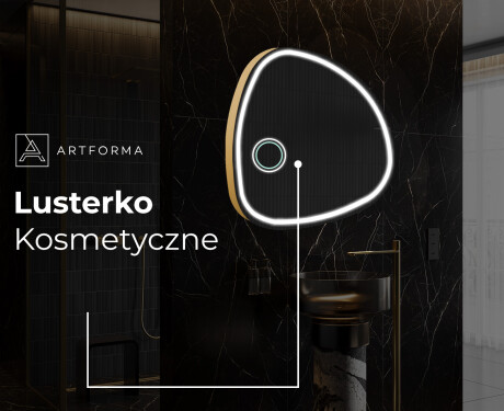 Lustro nieregularne podświetlane dekoracyjne LED EG223 #6