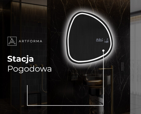 Lustro nieregularne podświetlane dekoracyjne LED EG223 #9